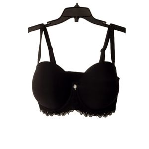 Deyllo Black multi strap bra